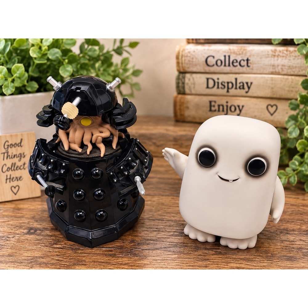 Doctor Who Funko Mystery Minis Dalek Cthulhu & Adipose Vinyl Figures Lot of 2